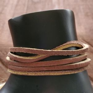 100% rawhide leather bracelet
